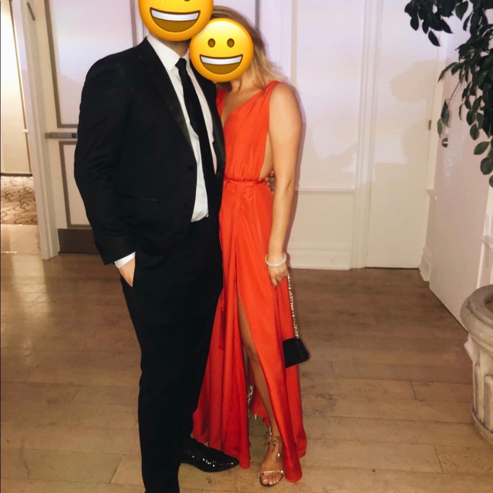 Beautiful red wrap dress